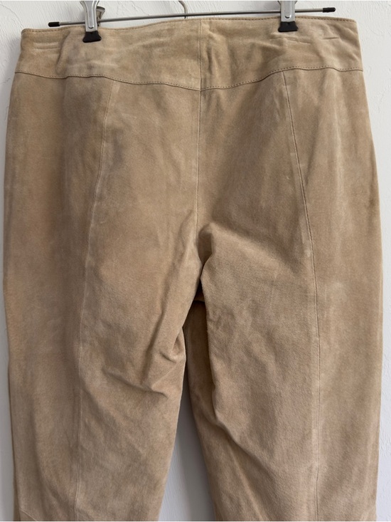 Wilson’s Leather Maxima Vintage Suede Leather Pants Tan Sz 10 - Picture 7 of 12